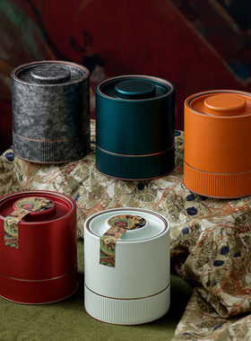 时来运转茶叶罐铁罐散茶普洱