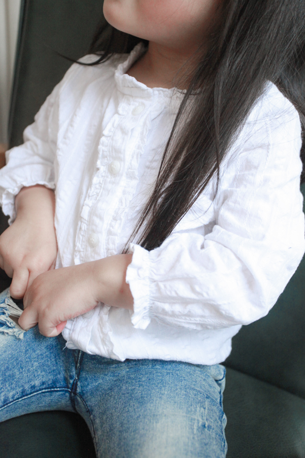 Chemise fille à manche longue - Ref 2086303 Image 3
