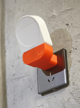 适用小米家人在传感器pro插座配件隐藏式底座支架可转免钉打孔