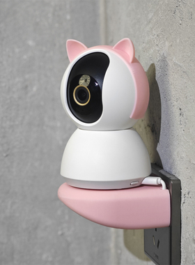 适用小米家摄像头监控智能家用支架底座适配云台版2k头饰猫耳装饰