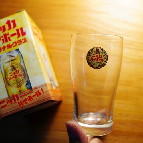 日本BLACK NIKKA Clear朝日妮卡玻璃酒杯 国王威士忌酒杯烧酌杯