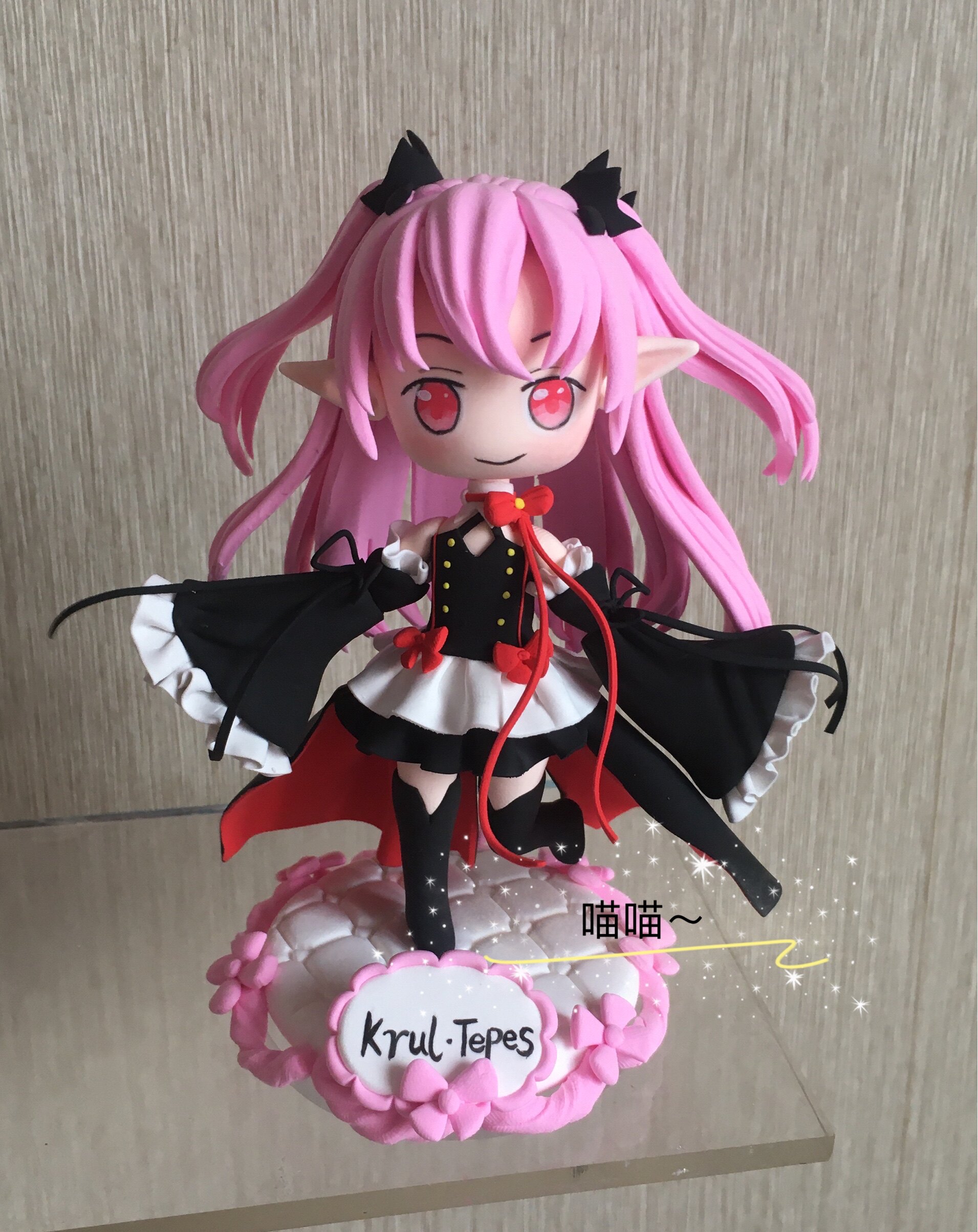 【喵喵】粘土定制终结的炽天使克鲁鲁 采佩西吸血鬼女王人偶手办