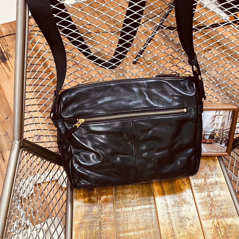 复古商务休闲真皮男斜挎包大容量