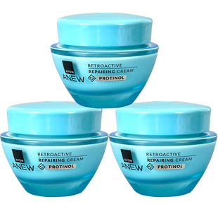 正品雅芳新活再生霜50g*3瓶 抗老滋润紧致秋冬面霜量贩装含植醇新