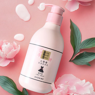 滋润补水干燥香水香氛身体乳女 雅芳花漾香体乳小黑裙系列保湿