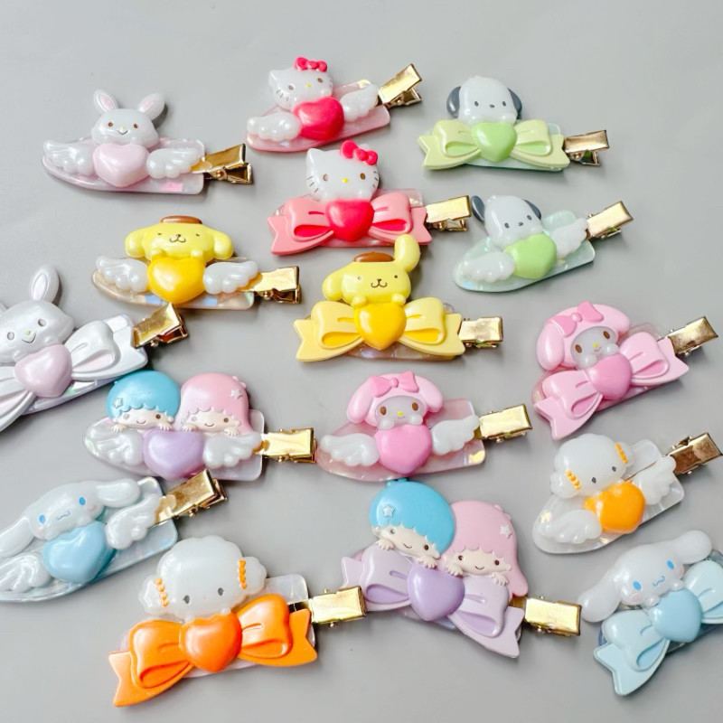 满38元包邮三丽鸥可爱玉桂狗库洛美乐蒂许愿兔无痕发夹刘海夹发饰,饰品/流行首饰/时尚饰品新,发饰,淘宝优惠券,粉丝福利购,淘宝优惠卷