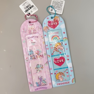 满38元包邮日本swimmer四格卡套小卡四格卡夹追星卡包