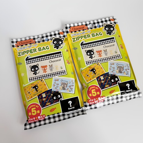 满38元包邮现货日本三丽鸥巧克猫chococat拉链零钱收纳袋盲袋