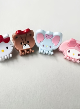 满38元包邮可爱小抓夹高颜值卡通儿童立体迷你夹甜妹发饰刘海夹