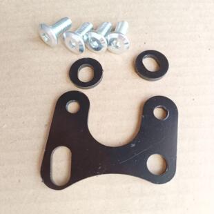 电动车后挡泥板延长后移支架九号e125/200p/mk2后移延长泥板支架