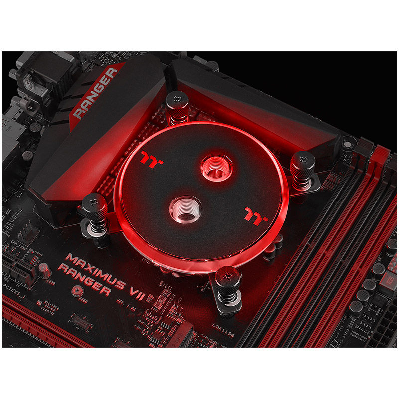 tt冷头w4 am4 rgb变色纯铜水冷头 0.15mm微流道 全平台 顺丰包邮