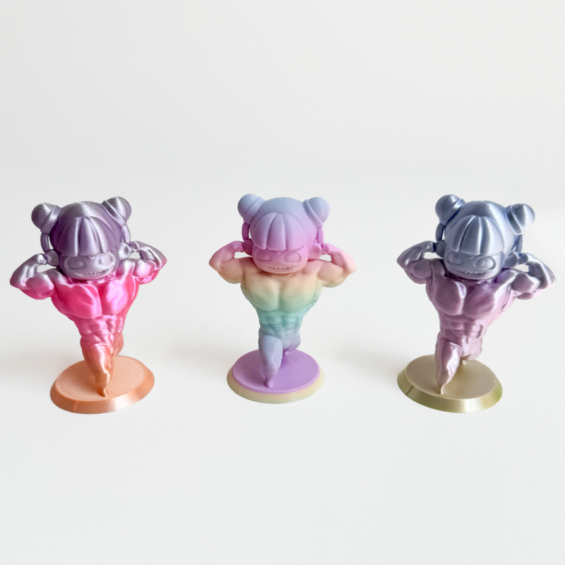 肌肉哪吒手办模型3D打印搞笑小礼物可爱摆件桌面装饰摆摊批发热卖