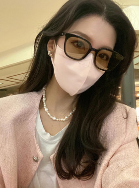 复古韩版情侣显脸小墨镜