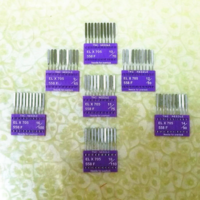 TNC进口防跳针锁边机针包缝机针拷边机EL705针 小号针织面料专用
