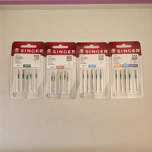 singer胜家2001 通用家用缝纫机针 针织弹力布防跳针 巴西进口