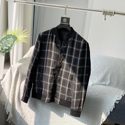 经典格纹男士夹克外套