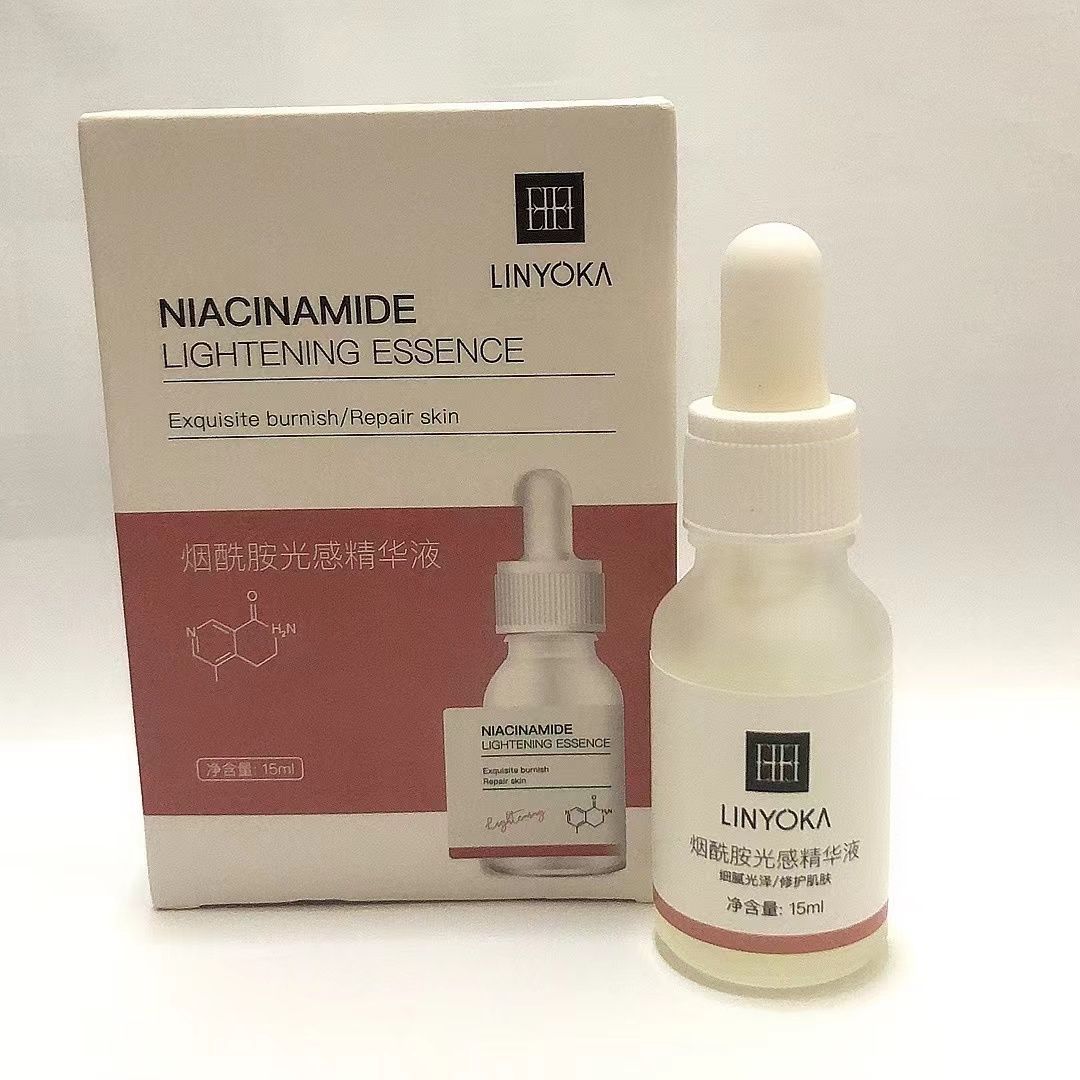 LINYOKA烟酰胺光感精华液收缩毛孔提亮肤色补水保湿细腻光泽修护