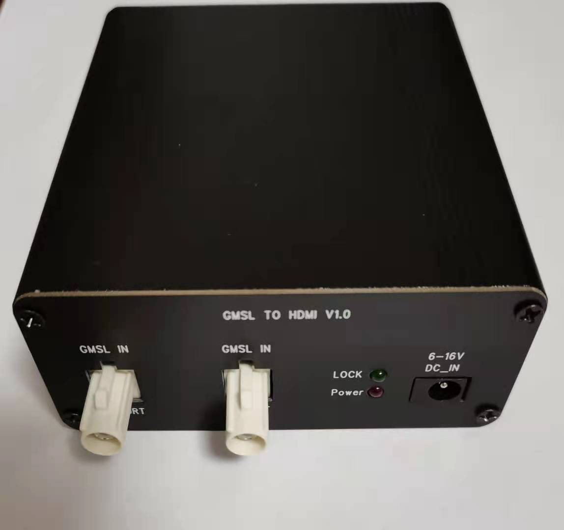 GMSL to HDMI supports GMSL second generation up to 1080P@60 frames