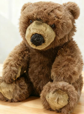 仿真黑熊棕熊公仔毛绒玩具北极熊玩偶布娃娃儿童生日礼物男孩女孩