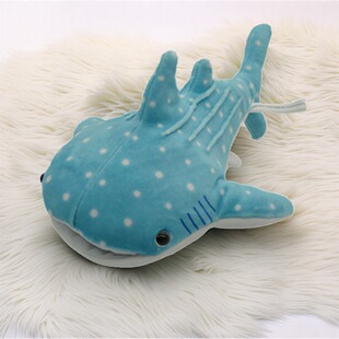 正品尾货日本大阪海游馆鲸鲨魔鬼鱼可爱仿真动物公仔玩偶礼物礼品
