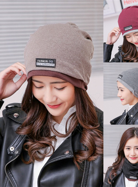 坐月子帽产后冬季时尚产妇帽子女春秋孕妇头巾发带纯棉防风堆堆帽