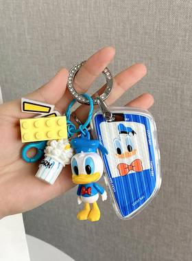 蓝色鸭适用宝马刀锋款3系钥匙套4系5系320Li包X5新X1X3壳530扣7女