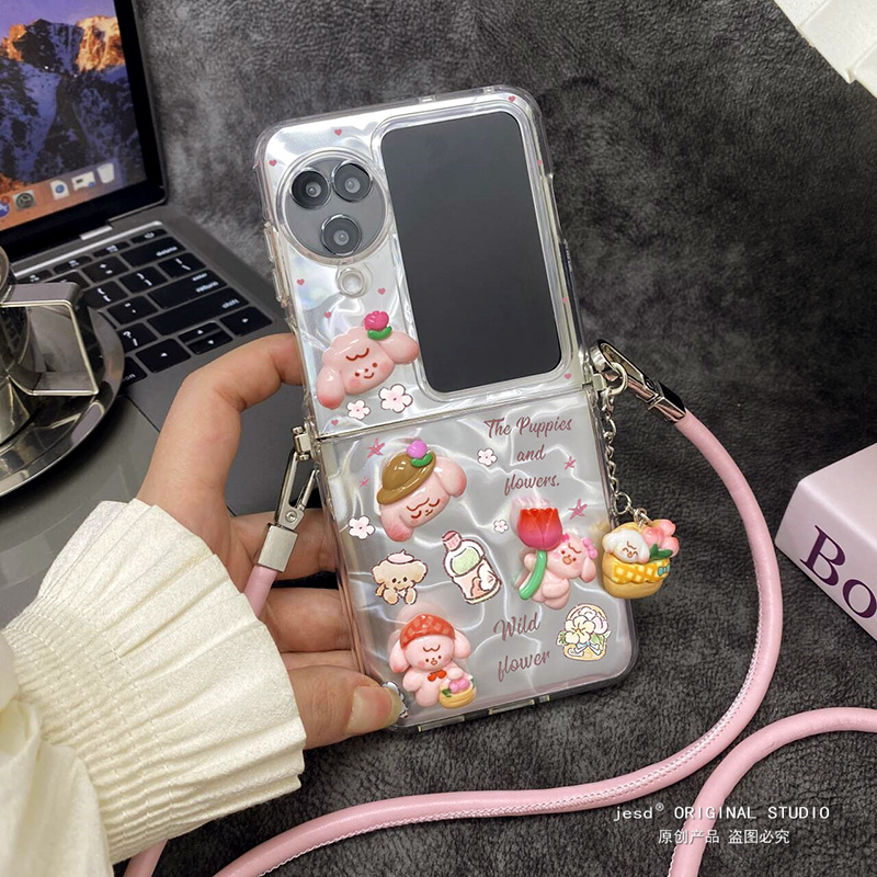 硅胶软套适用于OPPOFindN3Flip手机壳findn2flip透明软壳oppo折叠屏新款n3flip手链斜挎女