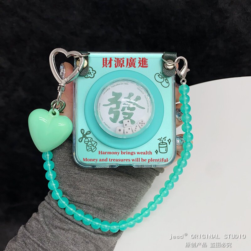 解压神器聚会骰盅适用华为purax手机壳n3flip荣耀vflip2三星zflip7折叠屏小米mix2骰子摇摇乐磁吸支架pocket2