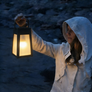 米罗兰草坪灯太阳能充电一体手提风灯花园庭院防水氛围灯露营台灯