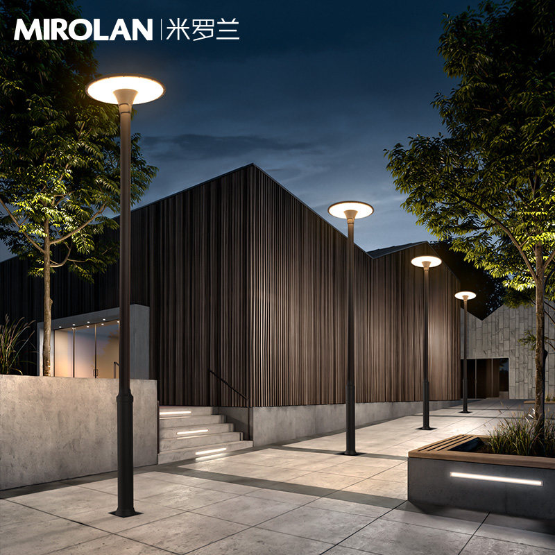 高杆灯路灯户外庭院灯草坪灯景观柱灯防水现代简约led公园花园灯