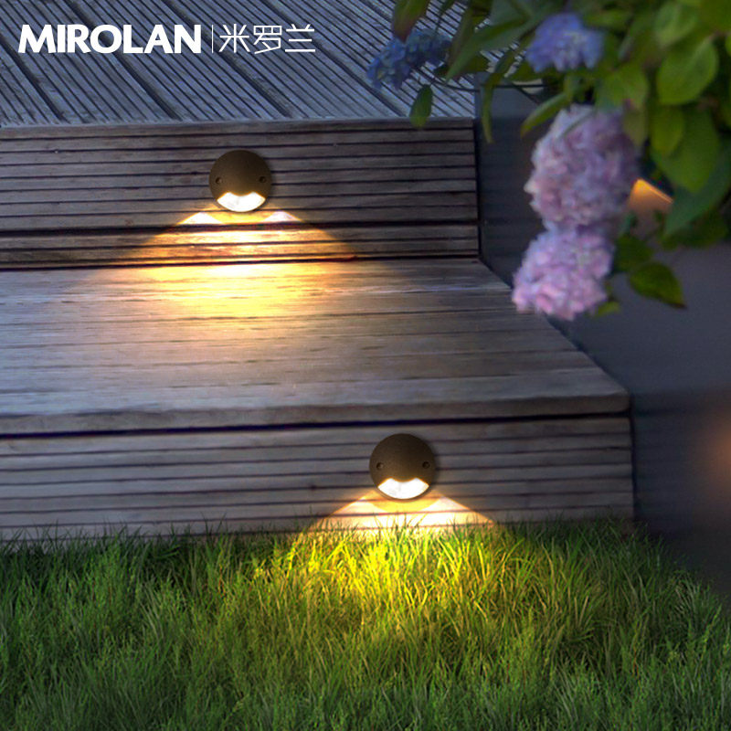 楼梯地脚灯户外地埋灯台阶灯踏步灯草坪灯嵌入式埋地灯室外花园灯