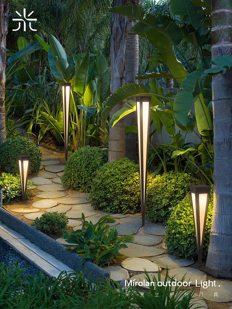 草坪灯太阳能户外庭院灯别墅花园草坪灯防水地灯庭院户外景观灯