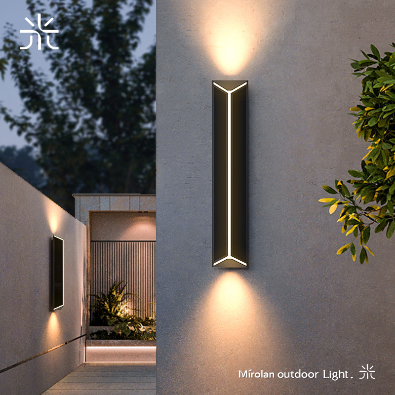 户外壁灯防水太阳能庭院外墙壁灯别墅柱子门口壁灯室外花园阳台灯
