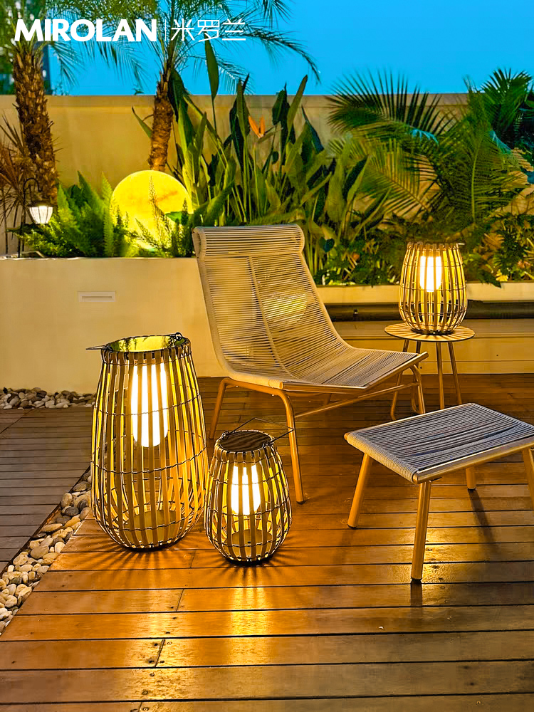 米罗兰户外灯太阳能庭院灯露台花园灯别墅草坪灯防水装饰灯氛围灯