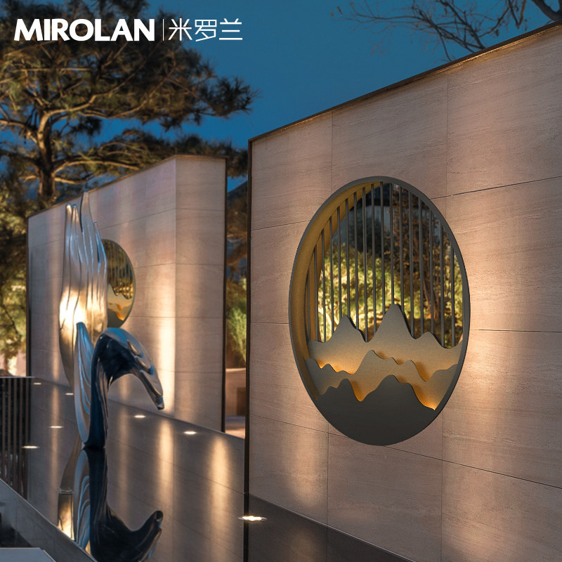 壁灯户外防水新中式庭院灯玄关灯嵌入式别墅外墙壁灯院子墙面装饰,家装灯饰光源,户外壁灯,淘宝优惠券,粉丝福利购,淘宝优惠卷