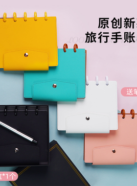 RINGNOTE  蘑菇孔A6记事本笔记本旅行手帐本学生办公手写本