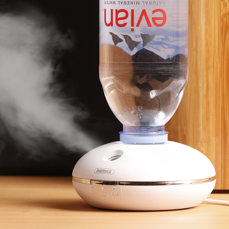 remax瓶装水加湿器家用静音卧室孕妇婴儿迷你桌面办公室净化空气补水可爱空调房间便携式usb小型屋用矿泉水瓶