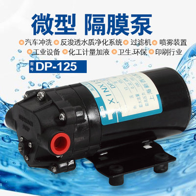 DP125隔膜泵工业清洗机增压泵RO膜工程橡胶塑料高压隔膜泵