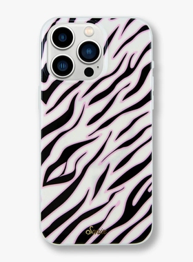 现货 美国Sonix斑马纹 磁吸全包防摔透明苹果手机壳iphone15ProMax系列