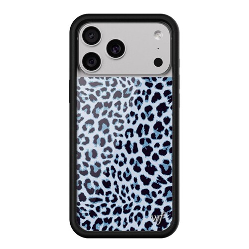 wildflower蓝色豹纹WF手机壳