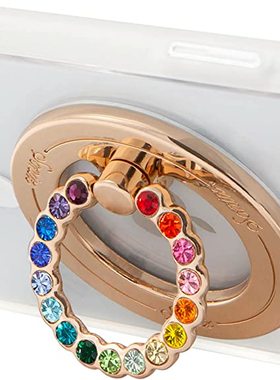 sonix磁吸手机支架网红时尚镶钻magsafe手机后背壳专用指环扣新款