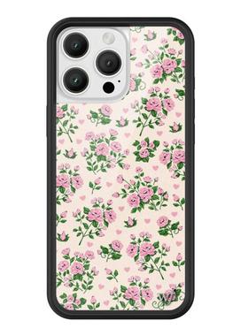 wildflower美国代购16Pink Promise苹果iPhone16ProMax WF手机壳