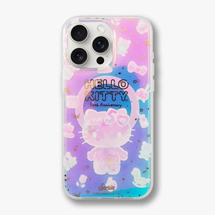 Teller系列 苹果iPhone15ProMax手机壳 Fortune sonix联名Kitty和Kuromi™