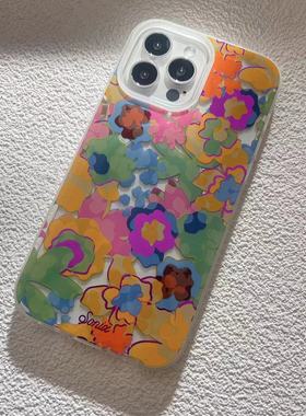 新款现货Sonix苹果12iPhone13promax鲜花绽放 磁吸全包防摔手机壳