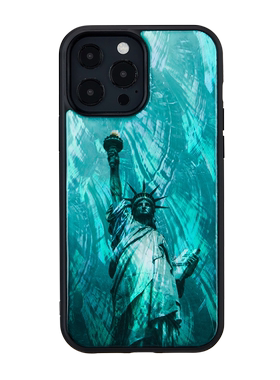日本ikins珍珠贝母 自由女神 苹果iPhone14ProMaxMini防摔手机壳