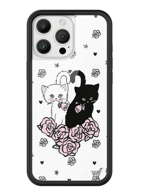 wildflower美国代购黑白猫咪Kittens苹果iPhone16ProMax WF手机壳