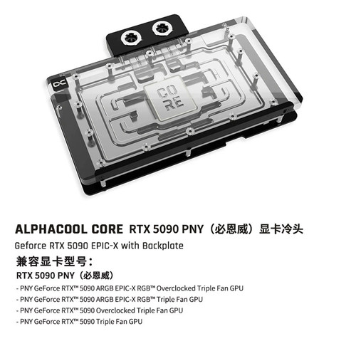 欧酷必恩威/RTX5090PNY水冷头