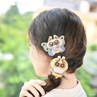 暹罗猫小豆泥-神奇花花世界系列-毛绒发夹盲盒可爱女生头饰发饰礼