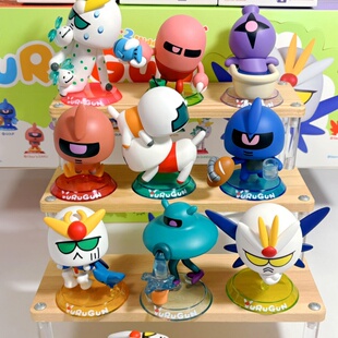 QMSV万代YuRuGun悠乐高达盲盒第二弹Q萌抽象自由高达模型手办摆件