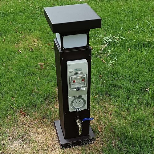 户外房车营地水电桩 房车充电桩 房车营地充电站  户外防水插座柱